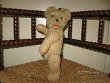 Antique Fechter Teddy Baby Bear Austria Mohair 30 cm 12 inch 1940s with Tag Rare