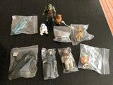 VTG Darth Vader Case 20 Star Wars Figures Some Sealed Bag Coca Cola 2 C3PO Caps