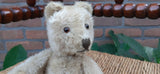 Antique 1940s Steiff Germany Teddy Bear 18 CM Mohair Glass Eyes Double Squeaker