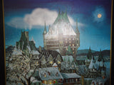 Ravensburger Puzzle Canada Artist Pauline Paquin Winter Magic Chateau Frontenac