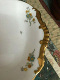 Antique France LIMOGES VIGNAUD Large Serving Platter Bird Pattern 1918-1940 RARE