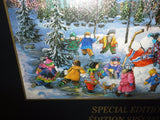 Ravensburger Puzzle Canadian Artist Pauline Paquin Winter Magic Old Montreal