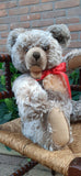 STEIFF Antique 1951-58 Zottelbear Zotty Bear 50cm 6350,2 Growler Grey Mohair