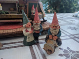 David The Gnome House 9 Figure Lot Klaus Wickl Rien Poortvliet 1994 Enesco