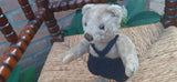 Antique 1940s Steiff Germany Teddy Bear 18 CM Mohair Rare