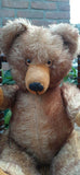 Antique Richard Diem Bear 17 Inch 43 CM Brown Tipped Mohair Fully Jointed 1930s