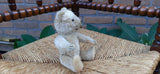 Antique 1940s Steiff Germany Teddy Bear 18 CM Mohair Glass Eyes Double Squeaker