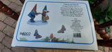 Rien Poortvliet David Gnome Catrina & Charles Skating 6.9" with Box Enesco 1996