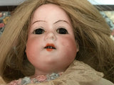 Antique 1930s Armand Marseille Doll Bisque Teeth Famous Lips Leather Body Rare