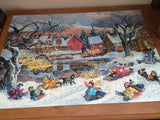 Ravensburger Puzzle Canadian Artist Pauline Paquin Lets Slide 1000 pc 2008