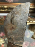 Geode Rock 5"x3" Copper Reddish Brown 1.060Kg Weight 1/2 Polished 1/2 Raw Stone