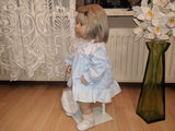 Vintage Zapf Creation Germany PERLE Toddler Girl Doll by Brigitte Leman 2 Feet