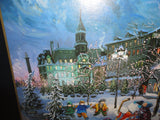 Ravensburger Puzzle Canadian Artist Pauline Paquin Winter Magic Old Montreal