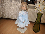 Vintage Zapf Creation Germany PERLE Toddler Girl Doll by Brigitte Leman 2 Feet