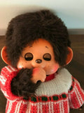 Japanese Japan TOHO Monchhichi Monchichi Monkey Dressed Daisuke 13" Sleepy Eyes