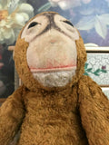 Antique German Schuco Hermann Orangutan Monkey 17" Fully Jointed Plush "Manny"