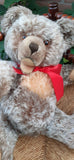 STEIFF Antique 1951-58 Zottelbear Zotty Bear 50cm 6350,2 Growler Grey Mohair
