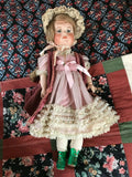 Estate of Canadian Doll Artist Joan Curtis Victorian Girl Bisque 24" BJD Signed