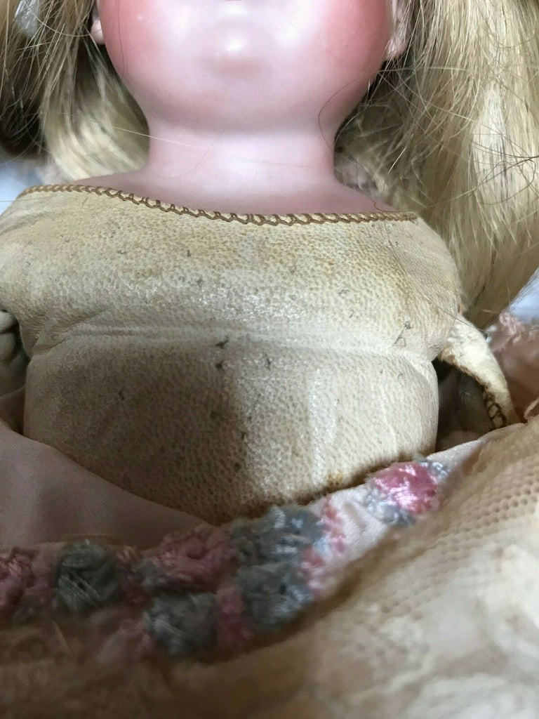 Antique 22” Armand Marseille Bisque Head Chest Kid Limbs-370 Boy Doll Sleep  Eyes - Ellis Antiques