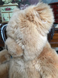 Vintage 1986 Gund JUMBO Golden Brown Teddy Bear 22" Collectors Classic Ltd Ed