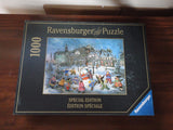 Ravensburger Puzzle Canadian Artist Pauline Paquin Winter Magic Old Montreal